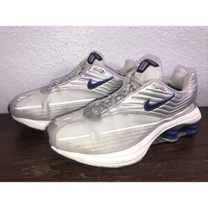 Rare 2002 Nike Shox Zest DS Mens Running Shoes 304112-001 Grey Blue Size 6Y